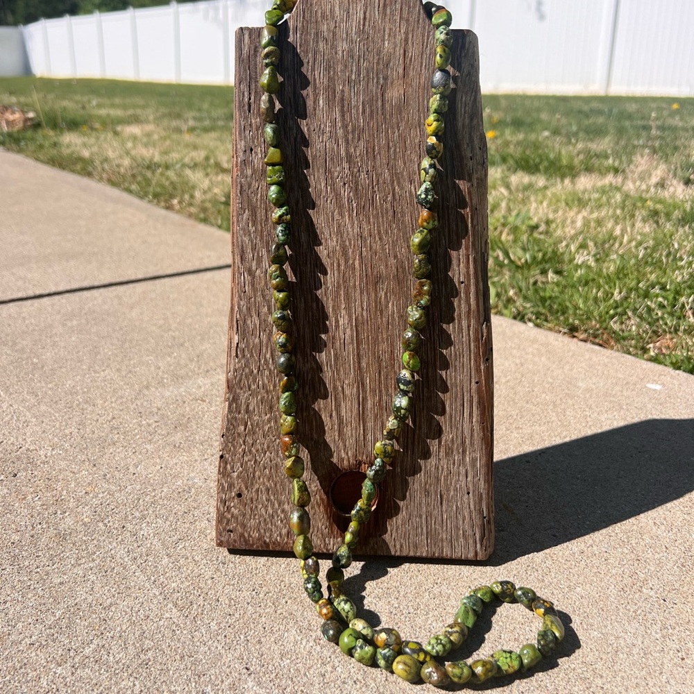 Genuine Pixie Turquoise Nugget Necklace